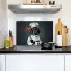 Quote - Neon - Hond - Kokskleding Inductie beschemer met haakjes klein -sfeer2