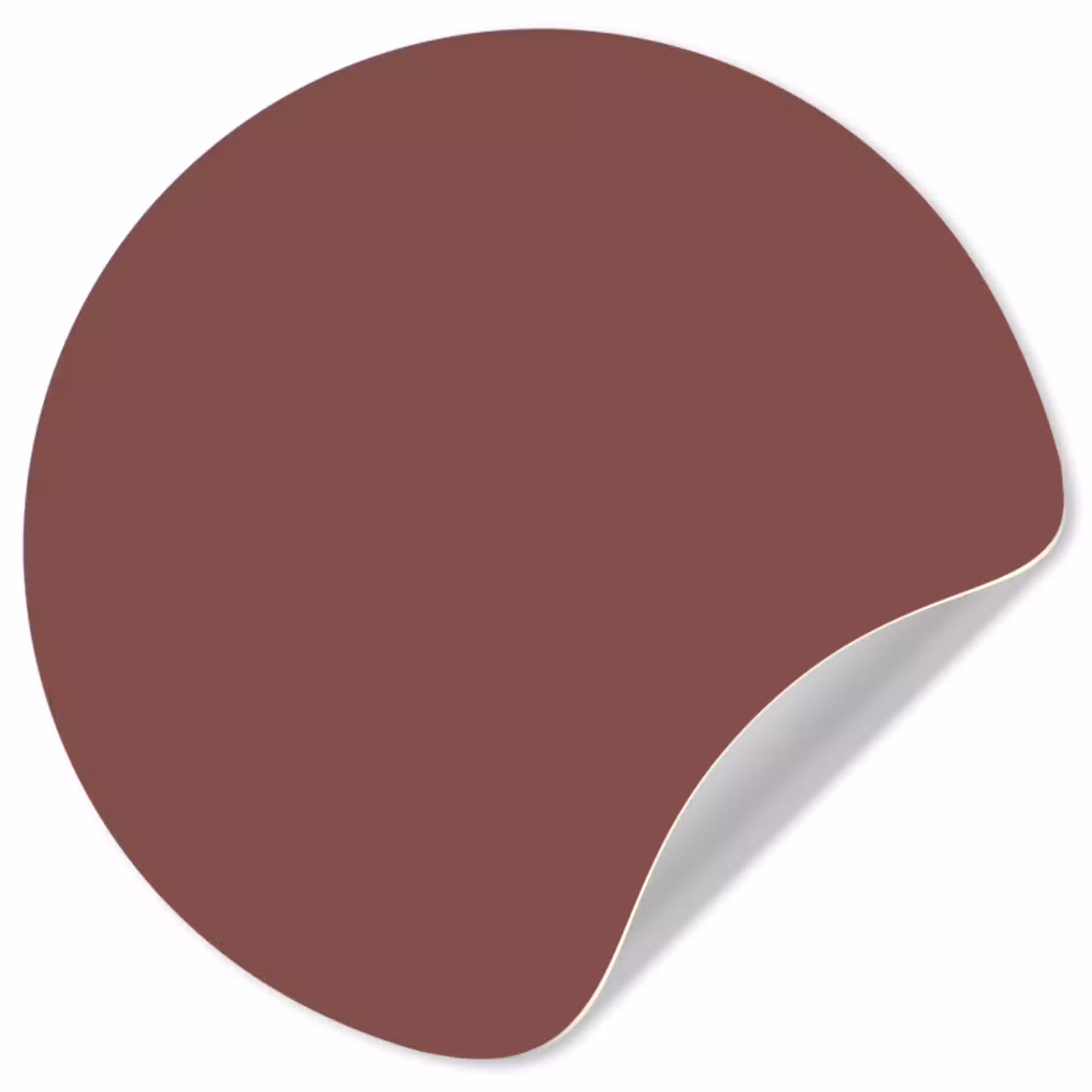 Muted - Raisin - Rood Wandcirkel behangsticker klein 186 -3d