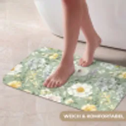 Klassiek - Bloemenpatroon - Kleurrijk Badmat klein 997 -USP_ZachtDE