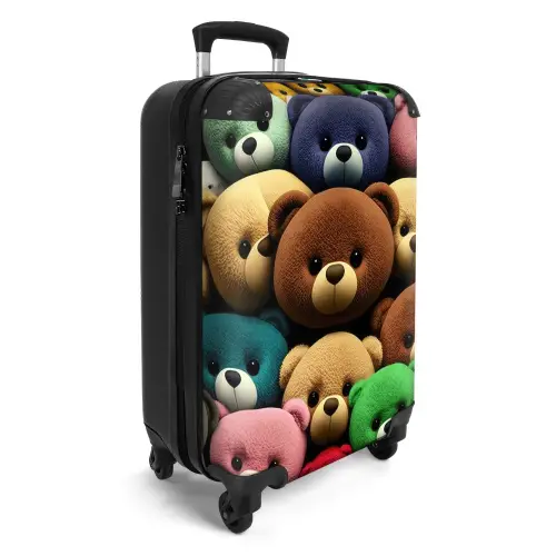 Bonte Berenbende Koffer - NBS - Handbagage middel -productfoto_3d