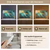 Marmer - Goud - Blauw groen - Abstract - Turquoise Light Box met kabel (Tafellamp) klein -USP_lichtkleurNL