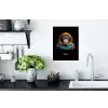 Aap met kleurrijk vest Muursticker klein -keuken
