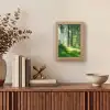 Natuur - Bomen - Bos - Groen - Zon - Gras - Planten Light Box met kabel (Tafellamp) klein -sfeer2