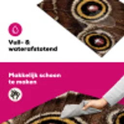 Vlinder - Vleugel - Abstract Inductie beschermer vinyl 3mm klein -wsfeer6_website