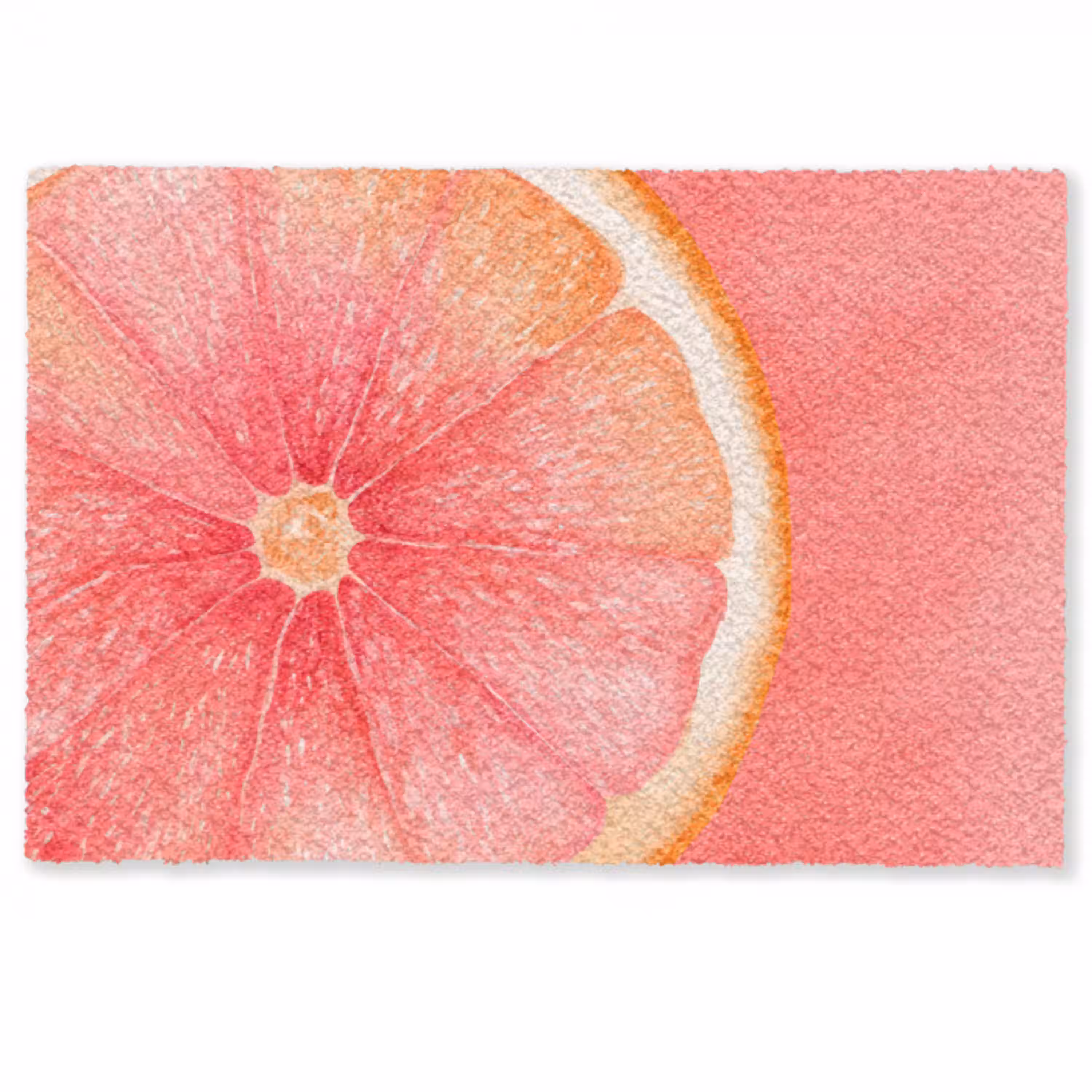 Grapefruit - Roze - Levendig Deurmat klein -zkaufland3d