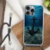 Anker - Ijzer - Zeebodem - Zand Hoesje iPhone 16 Pro Max met koord klein -sfeer4