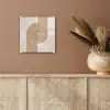 Symmetrische bocht - Koperkleurig plexiglas 5mm klein -sfeer5