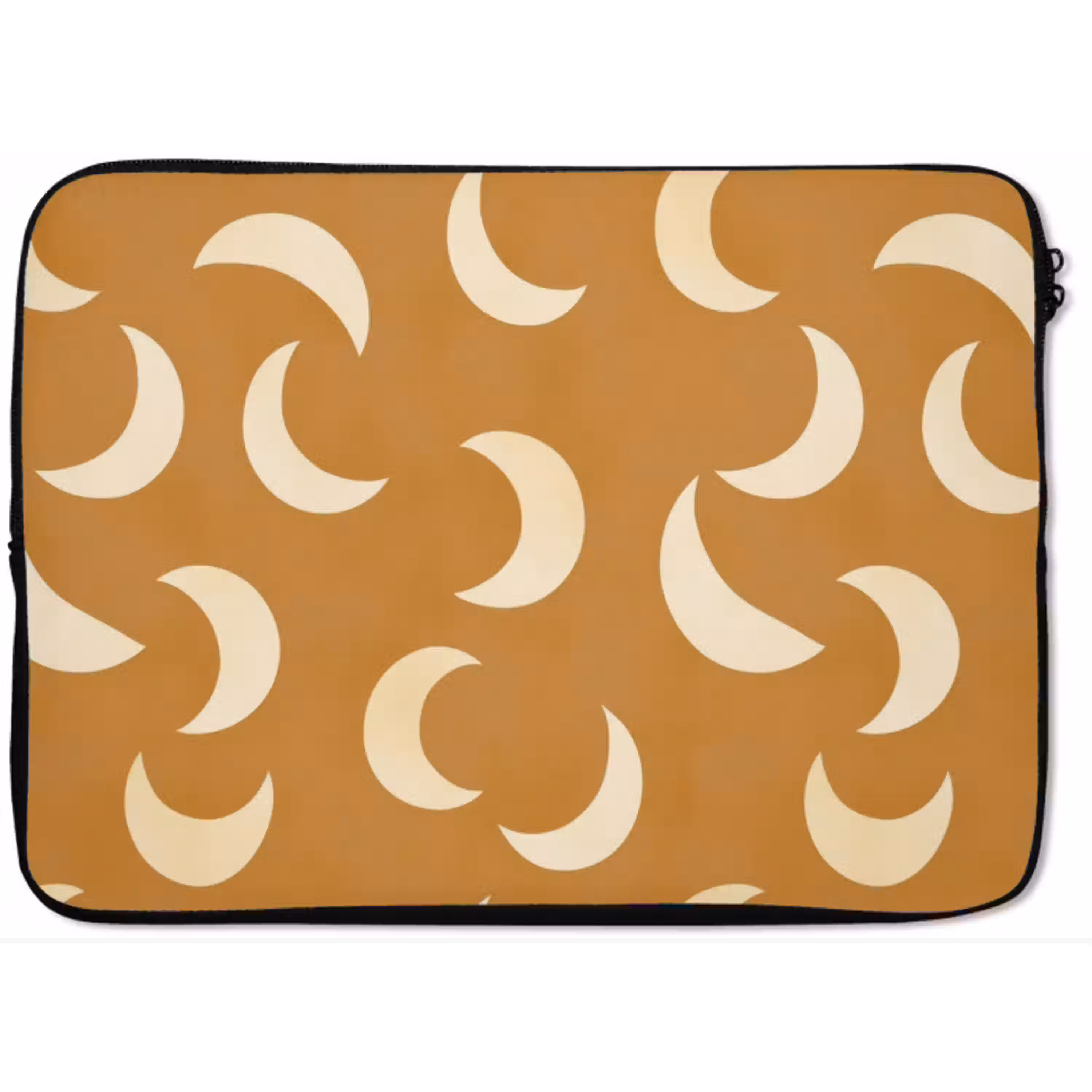 Manen - Patroon - Oker laptophoes neopreen klein 279 -zkaufland3dotto