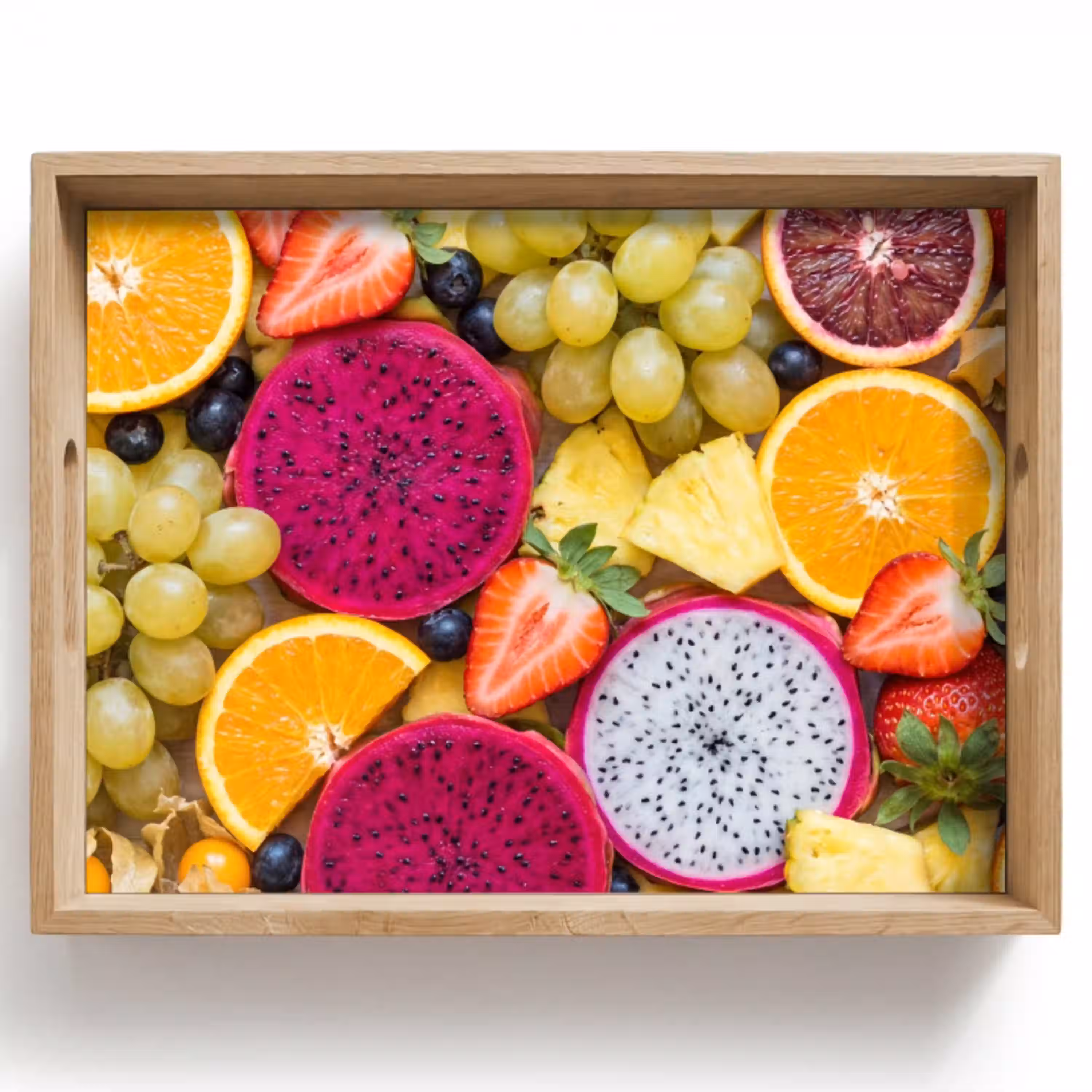 Fruit - Assortiment - Kleurrijk - Gezondheid Dienblad Rechthoek middel -z3d_shopping