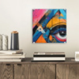 Graffiti - Kleuren - Oog - Kunst plexiglas 5mm klein -sfeer1