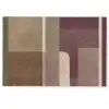 Vlakken - Abstract - Bordeaux - Lijnen Deurmat klein -zkaufland3d