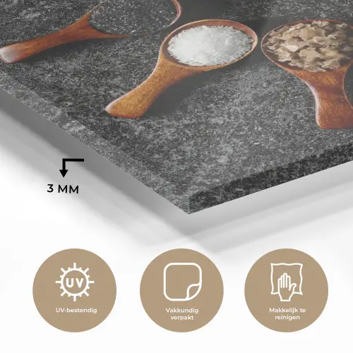 Lepel - Kruiden - Specerijen - Keuken - Industrieel plexiglas 5mm klein -sfeer2