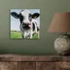 Koe - Weiland - Natuur - Dieren - Gras aluminium wit klein -sfeer2