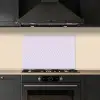 Lila - Stippen - Wit - Patroon keuken achterwand spatscherm klein 900 -sfeer1