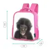 Charlie Chimp Kinderrugzak - Roze middel -productfoto_formaten