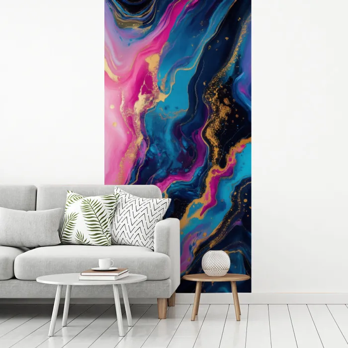 Marmer - Modern - Goud fotobehang vinyl groot -woonkamer