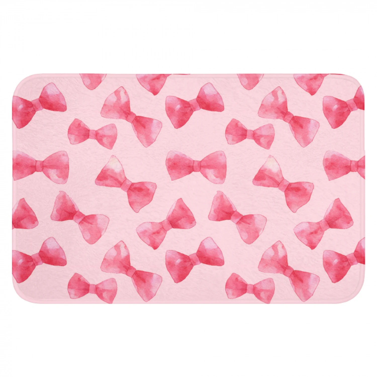 Strikken - Aquarel - Roze Badmat klein 997 -3d