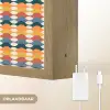 Retro - Disco - Golven Light Box met batterij (Wandlamp) middel 907 -USP_websiteoplaadbaarNL