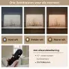 Wilde bloemen - Penseelstreken - Rustgevend Light Box met batterij (Wandlamp) middel -USP_lichtkleurNL