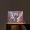Koala - Dier - Zonnebril - Wolken Light Box met batterij (Wandlamp kind) middel -sfeer1_kind