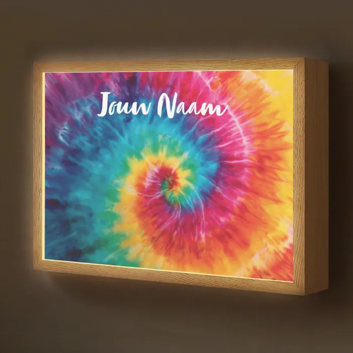 Kleurrijk - Regenboog - Spiraal Light Box met batterij (Wandlamp kind) middel -z3d_website