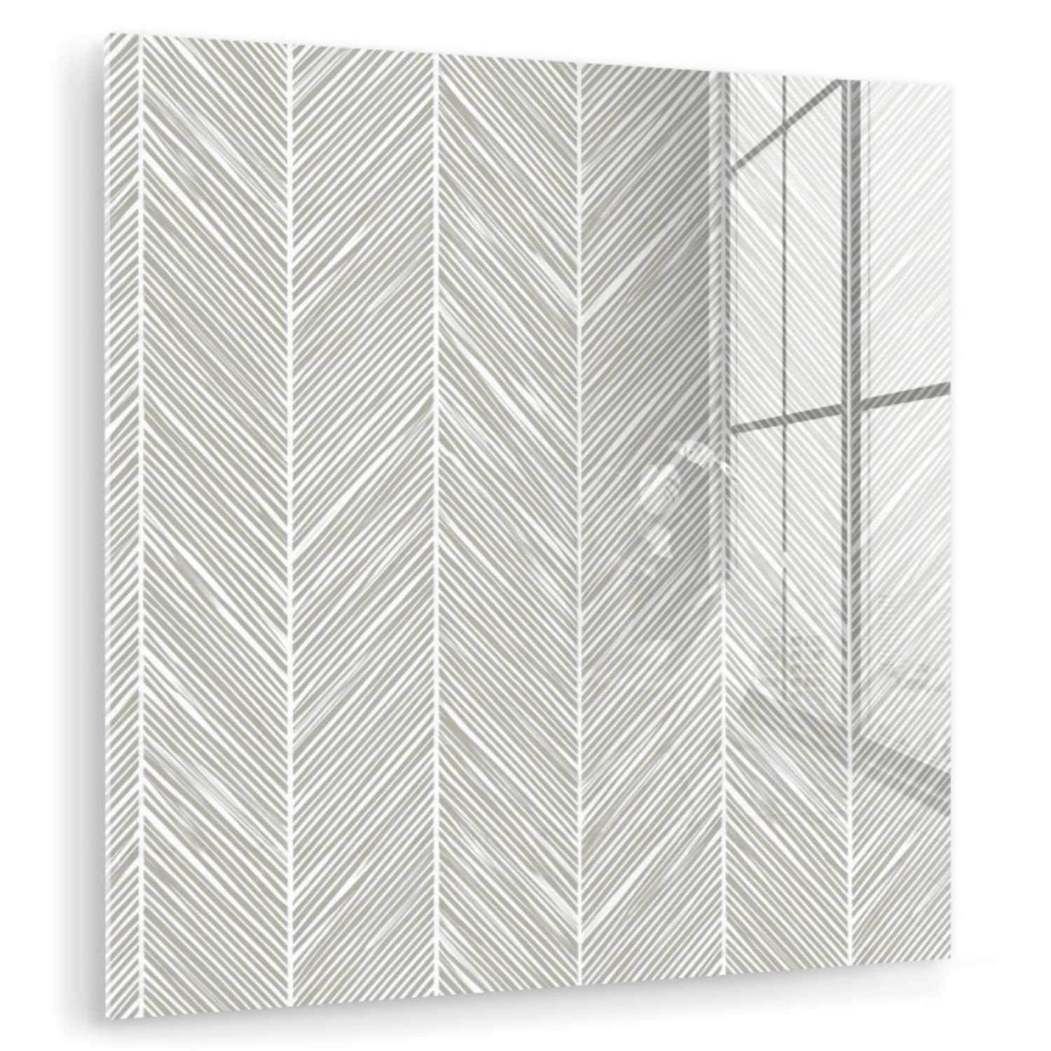 Klassiek - Visgraat - Grijs plexiglas 5mm klein 11 -zzzproduct_nieuw