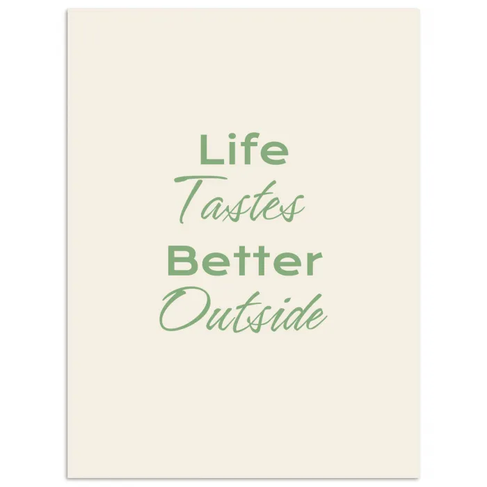 Tekst - Sierlijk - Letters - Groen poster papier klein -3d