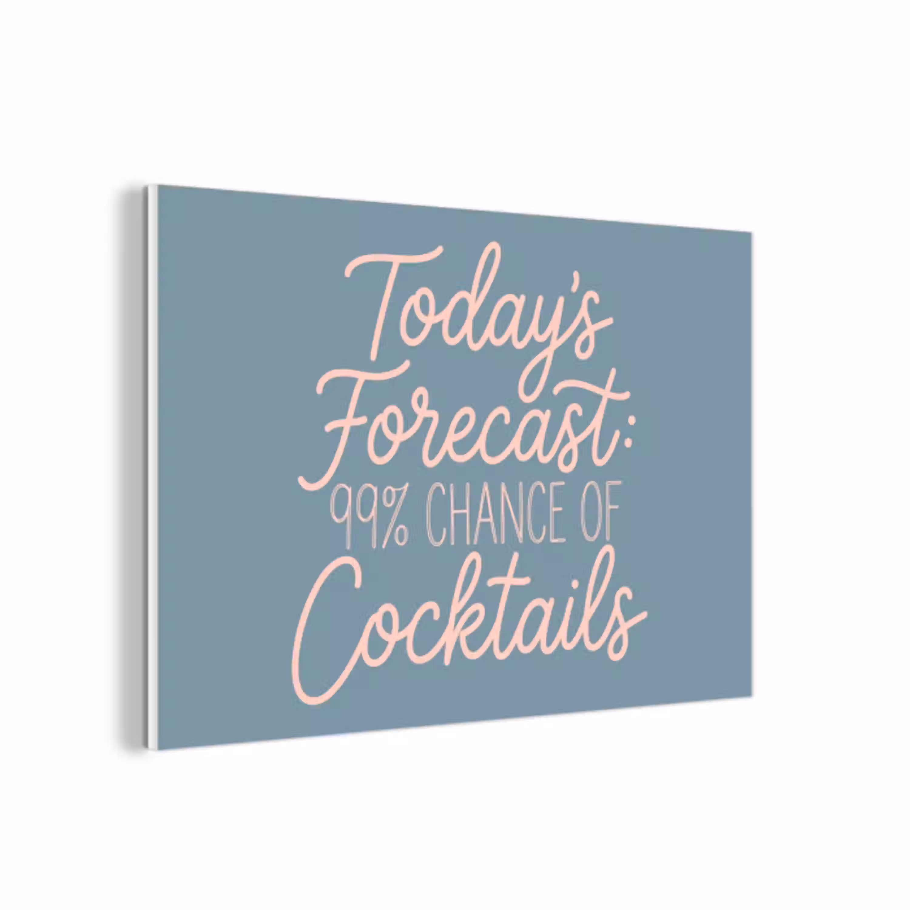 Today's Forecast - Cocktails - Blauw forex 5mm xxl -3d