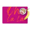 Oh la la - Oranje - Roze Placemat vinyl groot -zzzproduct_Kitchenyeah-website