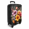 Bloemen in graffiti stijl NBS - Handbagage koffer - Kinderen Unisex middel -productfoto_3d