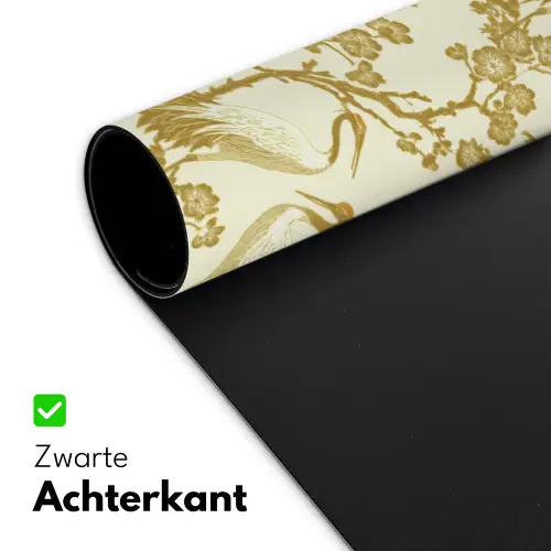 Kraanvogels - Kersenbloesem - Goud Muismat XXL klein 681 -sfeer2