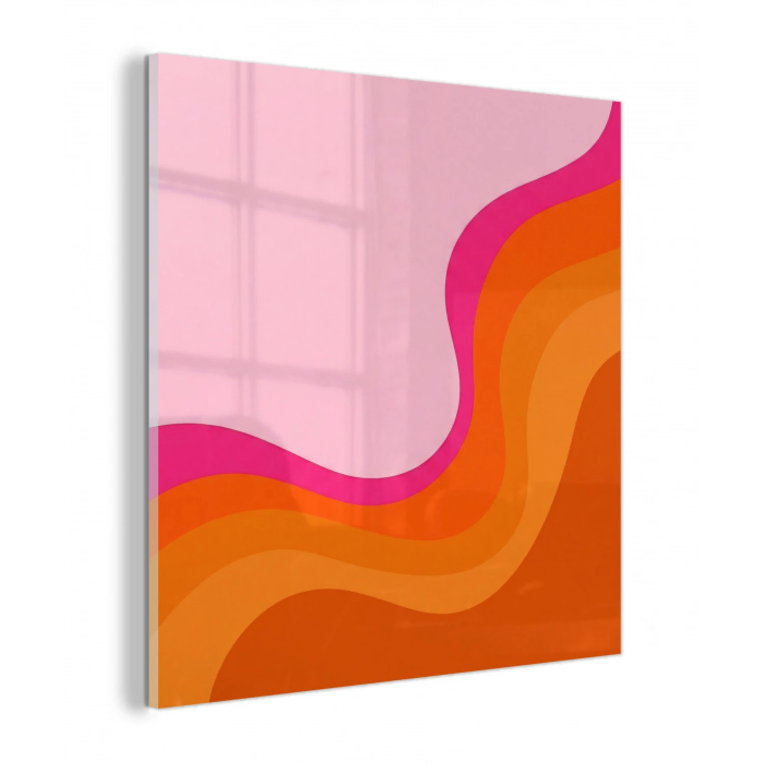 Retro - Waves - Kleurrijk plexiglas 5mm klein -z3d