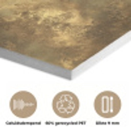 Antiek - Metaallook - Goud PET vilt klein 837 -closeup_NL