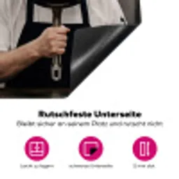 Koks - Koekenpannen - Keuken Inductie beschermer vinyl 3mm klein -zzzzzzz-lf-onderkant