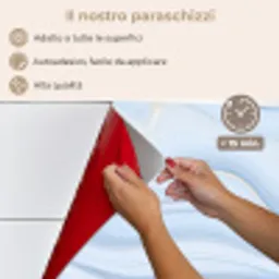 Marmer - Golf - Blauw - Patronen - Marmerlook - Pastel keuken achterwand spatscherm klein -spatscherm_IT