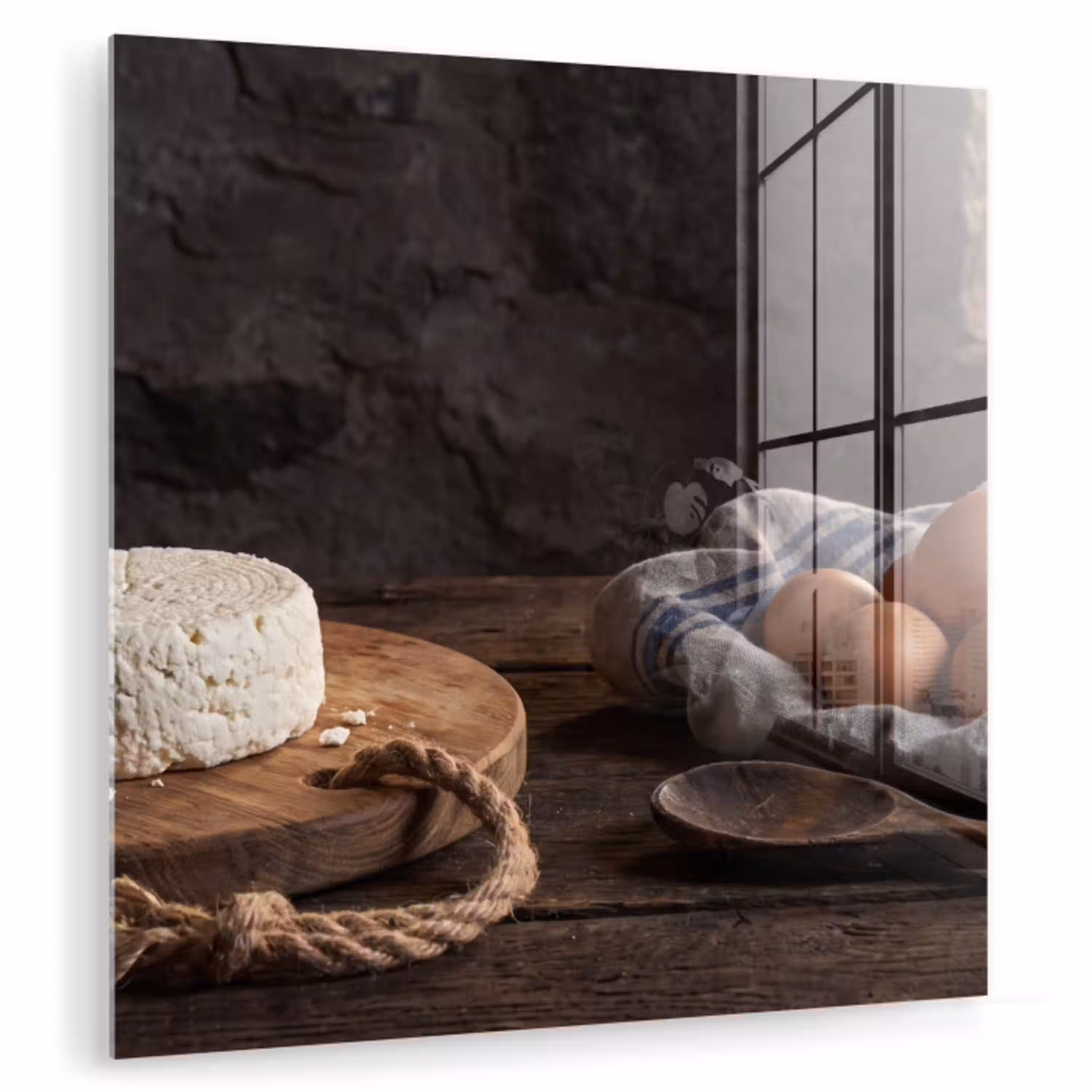 Meel - Eieren - Eten plexiglas 5mm klein -zzzproduct_nieuw