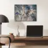 Marmer - Grijs - Blauw - Luxe - Goud PET vilt klein -sfeer5
