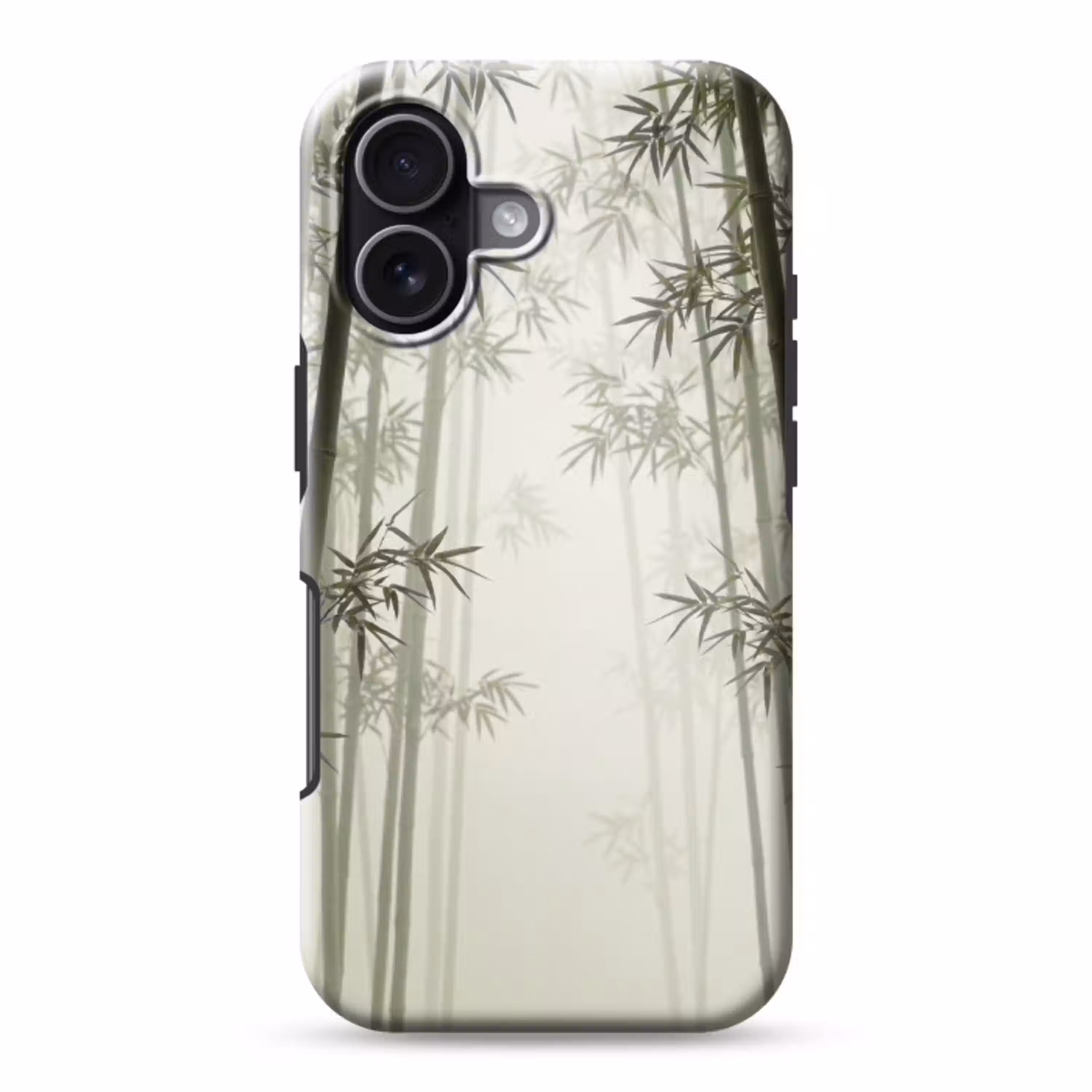Bamboe - Bos - Mist - Natuur Toughcase MagSafe Apple iPhone 17 klein -3d
