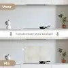 Grijs - Marmer - Aders keuken achterwand spatscherm klein 900 -voor_na_NL