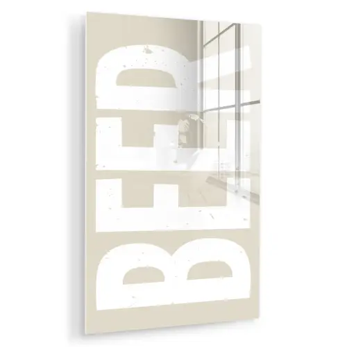Beer - Japandi - Beige - Decoratie plexiglas 5mm klein -zzzproduct_nieuw