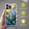 Bloemetjes - Blauw - Vergeet mij nietjes Hoesje iPhone 16 Pro Max met koord klein -sfeer2_NL