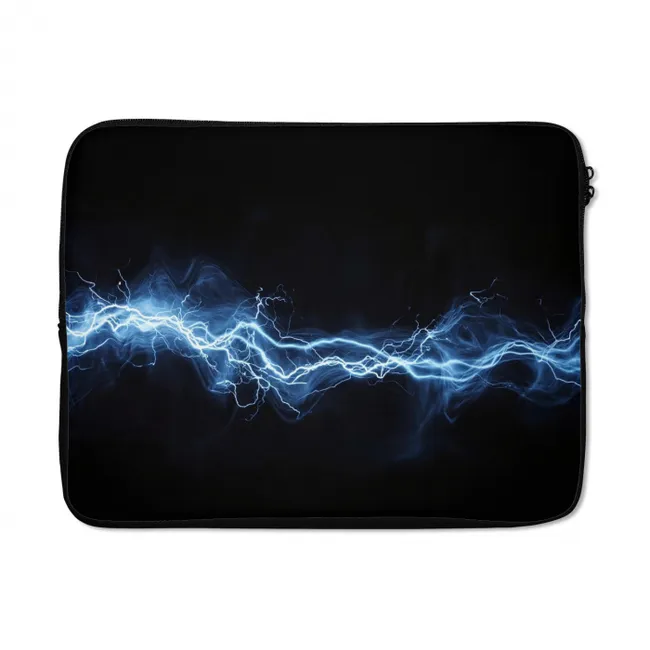 Laptop Hülle - Spiele - Blitzlicht - Blau - Energie