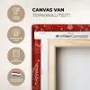 Illustratie - Kerstsymbolen - Rood canvas 2cm xxl 828 -sfeer2