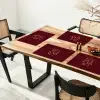 Love your damn self - Kleurrijk - Bordeaux Placemat vinyl groot -zzsfeer4_Kitchenyeah-website