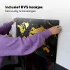 Wereldkaart - Goud - Marmer Inductie beschemer met haakjes klein -ky-ophangen-nl