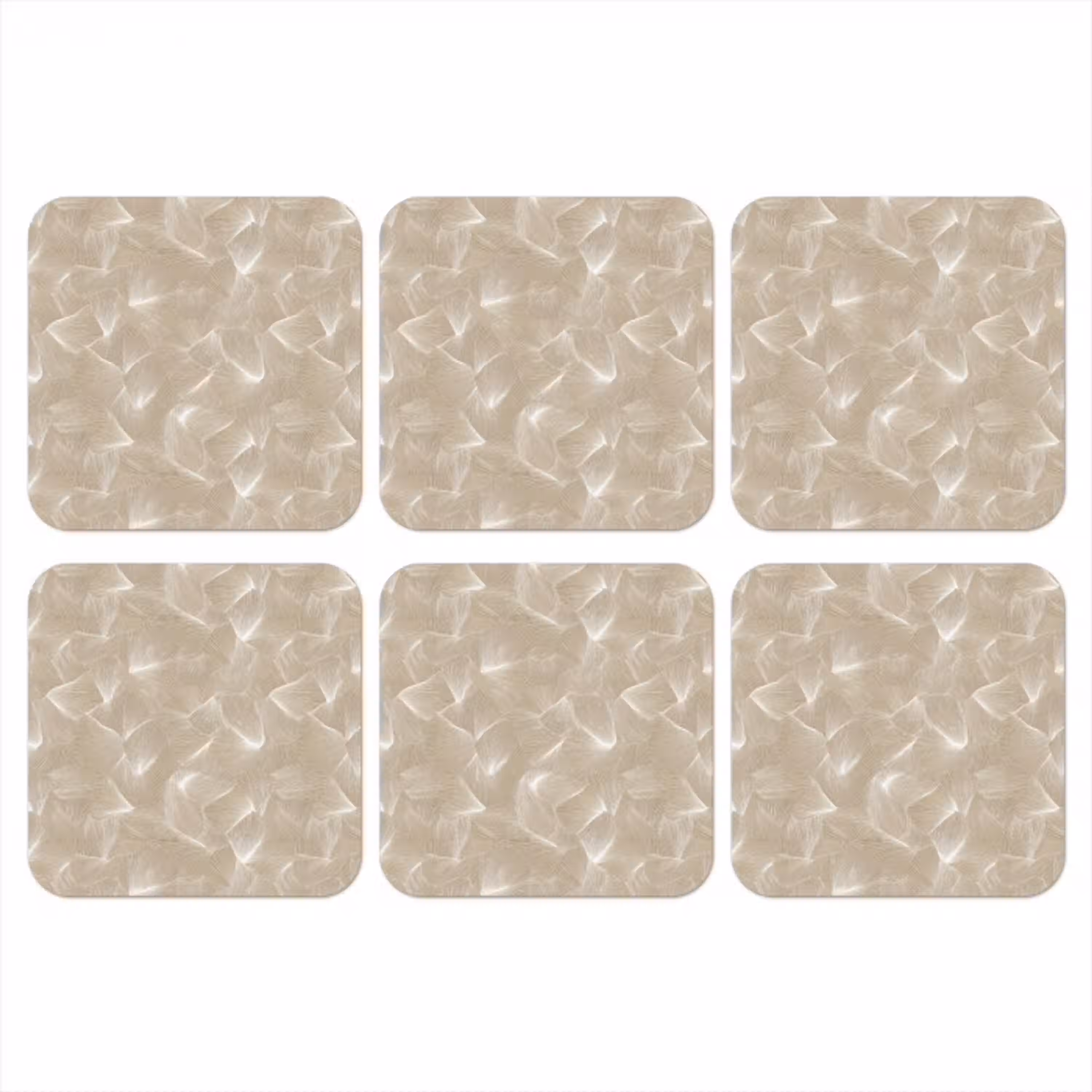 Organisch - Textuur - Beige onderzetter kurk middel 366 -3d