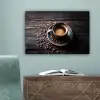 Kop - Koffie - Hout - Bonen canvas 2cm klein -sfeer4