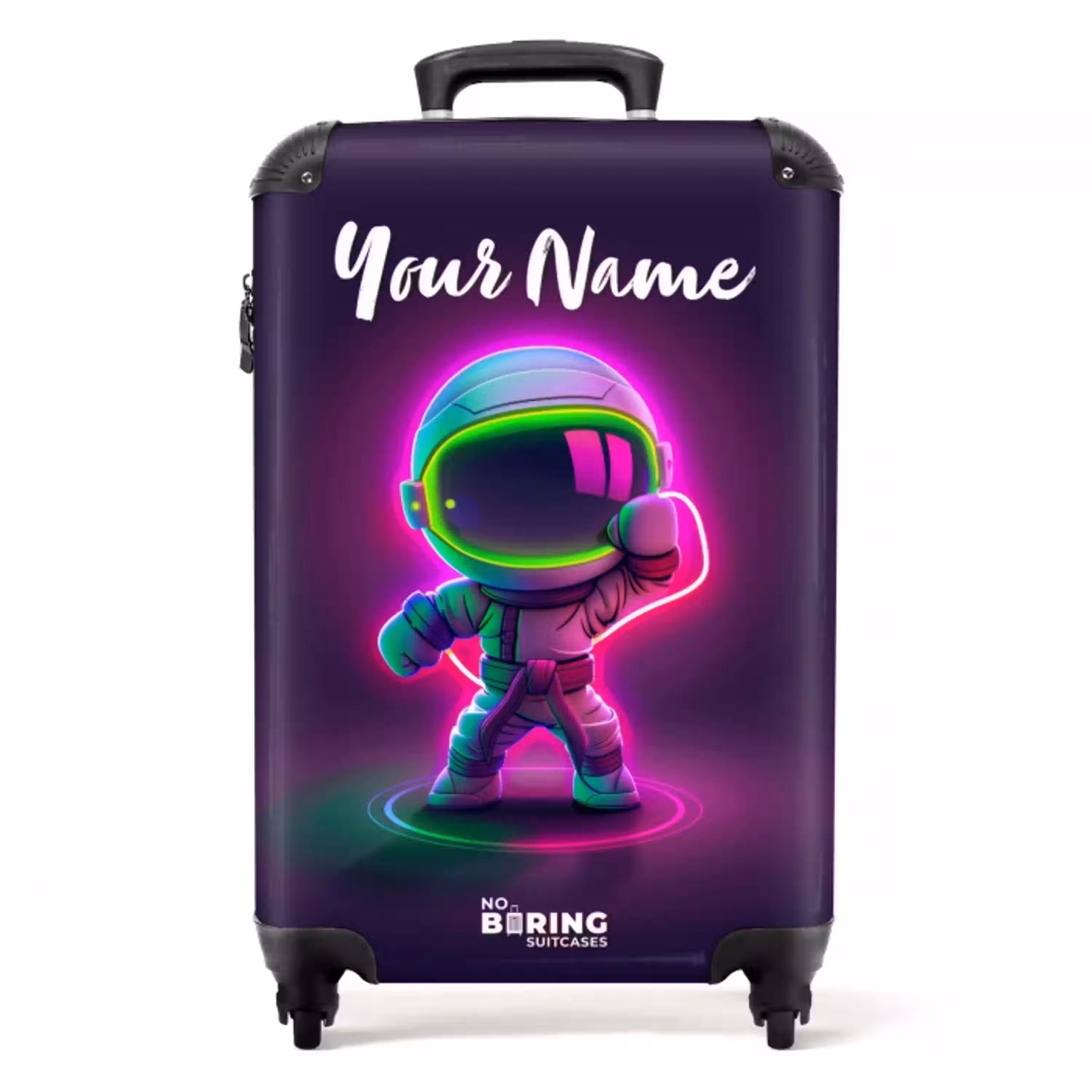 Space karate NBS - Handbagage koffer - Kinderen Unisex middel -productfoto_recht