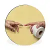 Klassiek - Kunst - Humor Wandcirkel aluminium klein -3d