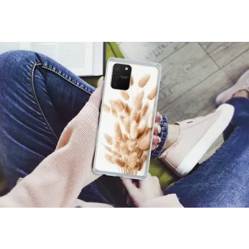 Pampasgras - Pluim - Wit - Beige Telefoonhoesje Samsung Galaxy S10 Lite klein -handS10Lite